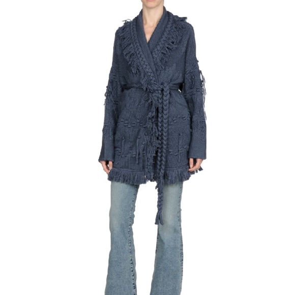 ALANUI Icon Fisherman Belted Cashmere Cardigan XS - Picture 14 of 16